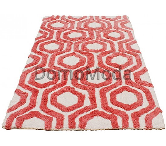 Коврик для ванной Indian Handmade Nuts RIS-BTH-5232 PINK-WHITE - высокое качество по лучшей цене в Украине